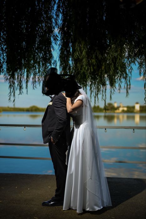 Rochie mireasa din tafta