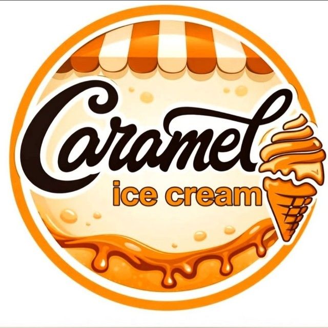 Caramel Ice Cream muzqaymoq smes