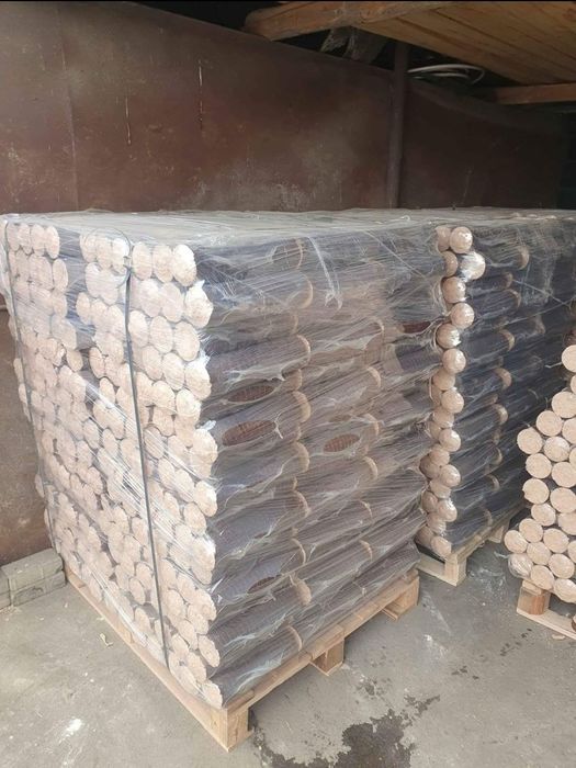 Brichete din rumeguș doar de fag livrate la domiciliu