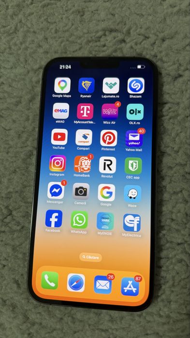 Iphone 13 Promax , 256 GB , 76 % baterie , stare foarte buna!