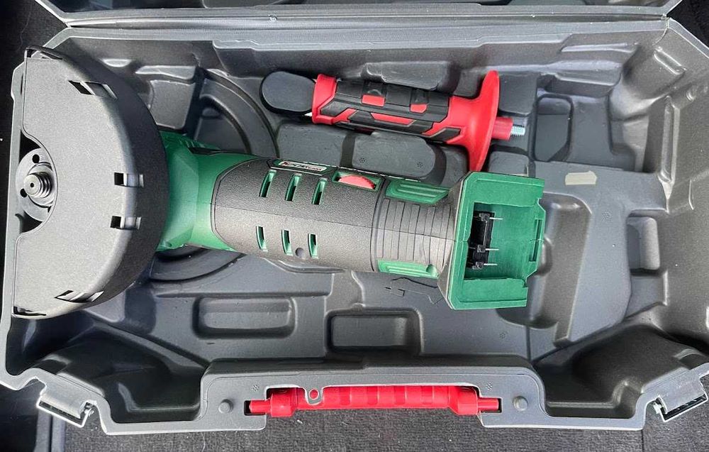 Акумулаторни ъглошлайфи Parkside 20V Зелен и Черен Perfomance Ф125мм