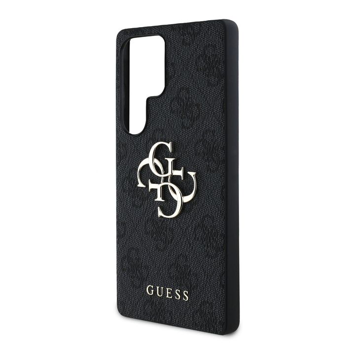 Кожен калъф GUESS Leather  Metal Logo Case за Samsung Galaxy S25 Ultra