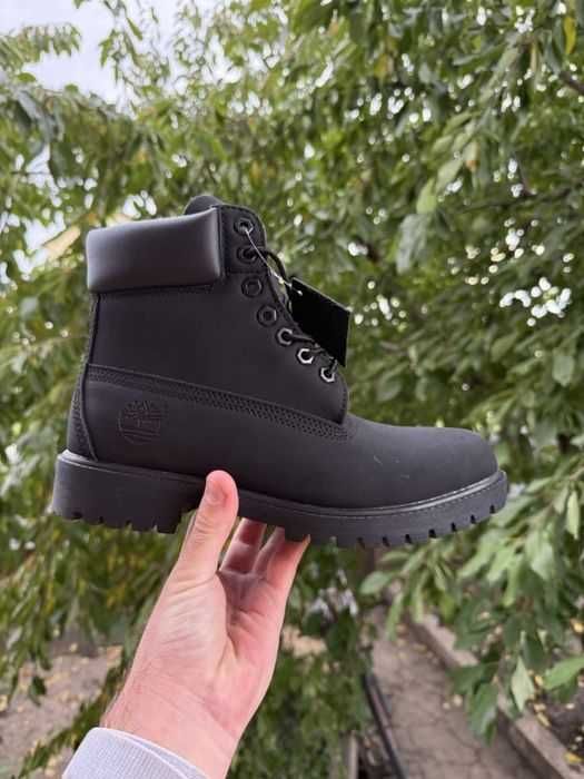 Timberland 6" Boot Black Nubuck Premium (40-46 номер)
