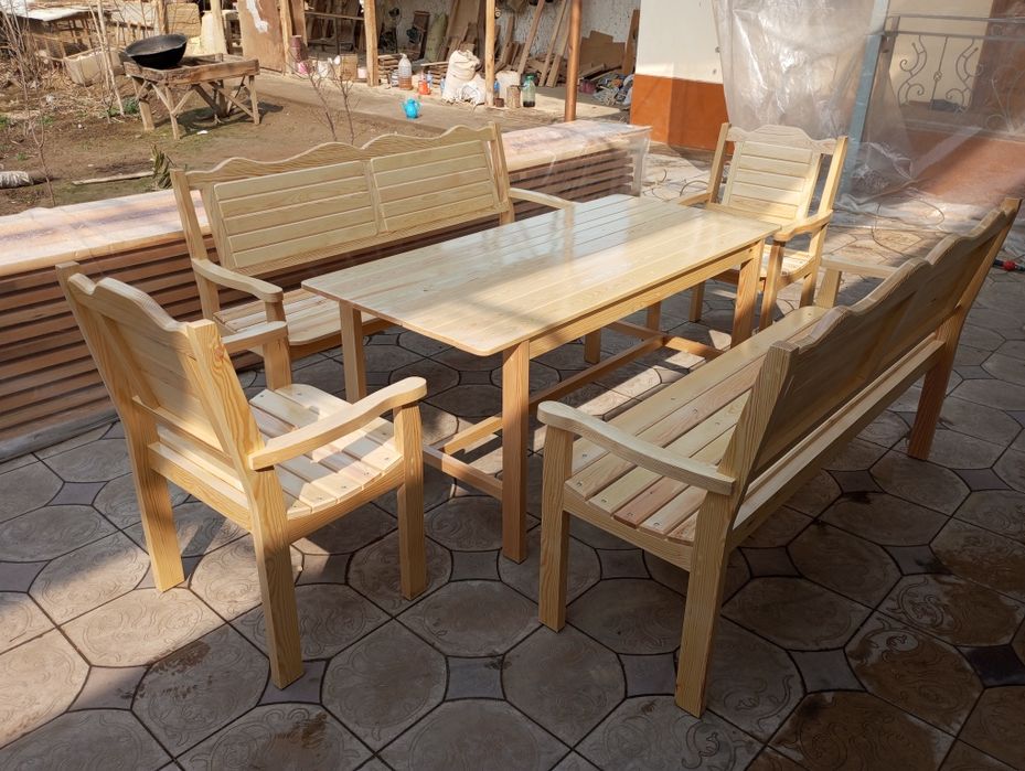 Дачни стол стуллар ишлаб чикарамиз