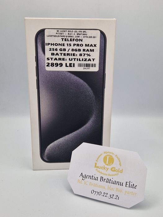Iphone 15 Pro Max 256 GB Bat 87% cod 24197