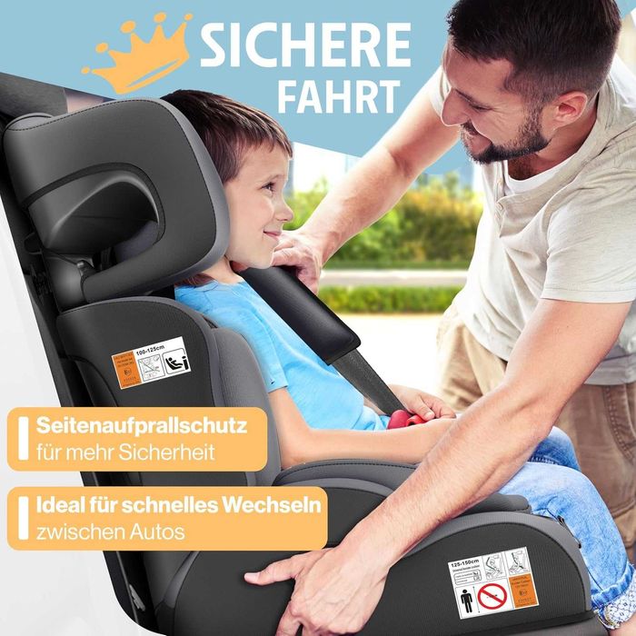 Детско столче за кола, Група 1+2+3, 9-36 кг - Ново