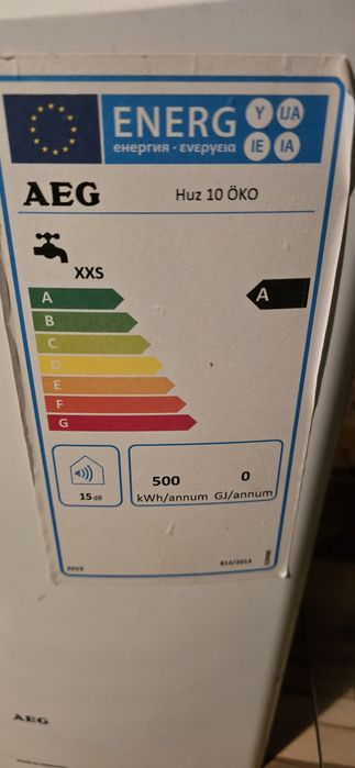 Бойлер 10литра AEG за под мивка