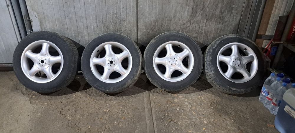 Jante aluminiu Audi/vw 5×112 pe 15 cu cauciucuri vara 195/65/15