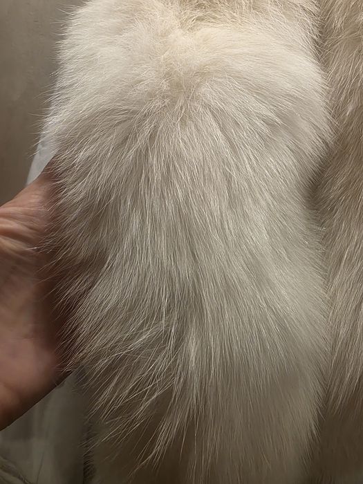 Haina de piele cu vulpe