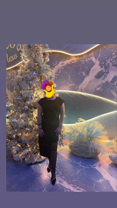 Продается черный платье турецкий