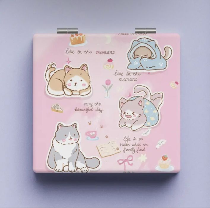 Милые зеркала с котиками