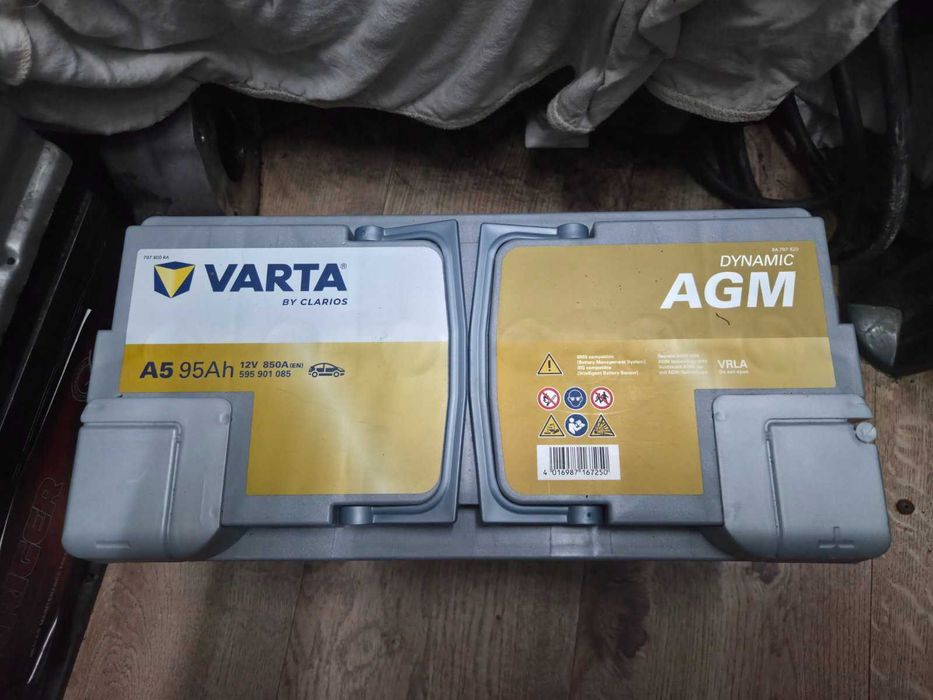 Акумулатор VARTA Dynamic AGM 95AH 850A