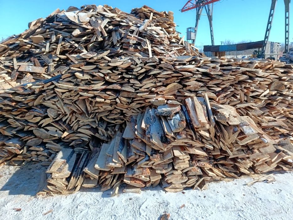 Дрова пиленные горбыль