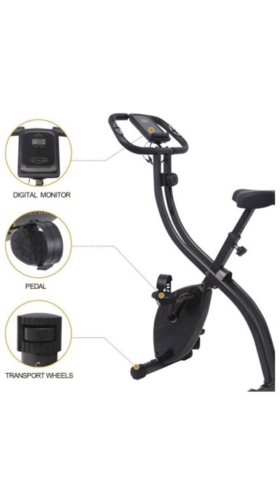 Bicicleta fitness pliabila, greutate maxima utilizator 100 kg