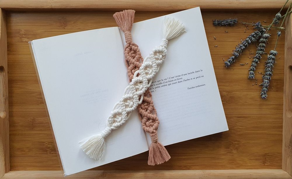 Книгоразделители в Бохо стил/ Макраме/ Ръчна изработка/ Ключодържатели