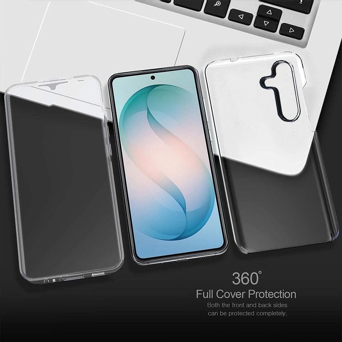 Прозрачен 360° градуса кейс за samsung galaxy s26+ plus