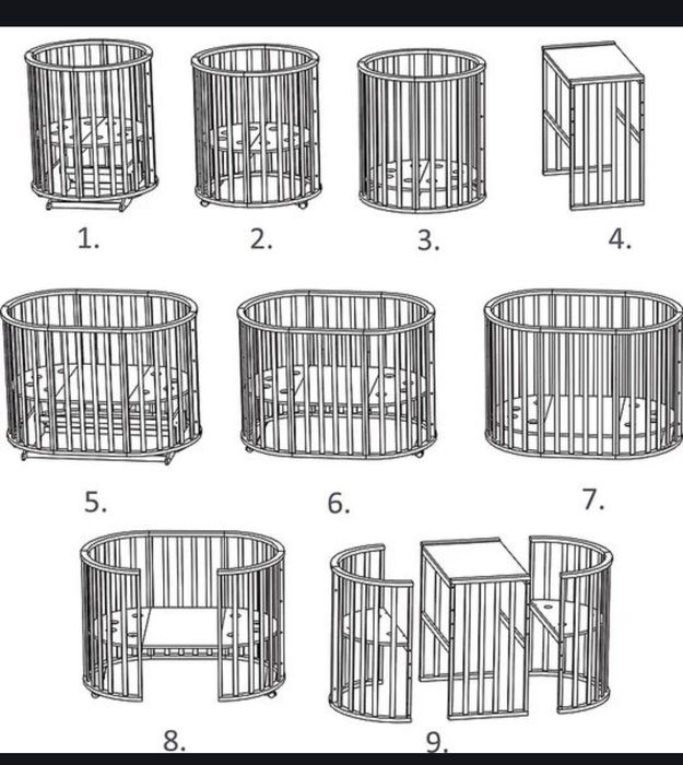 Детский кровать манеж