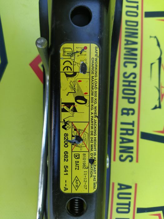 Cric auto punct sprijin original Renault Clio 4 Fab. 2012 / prezent