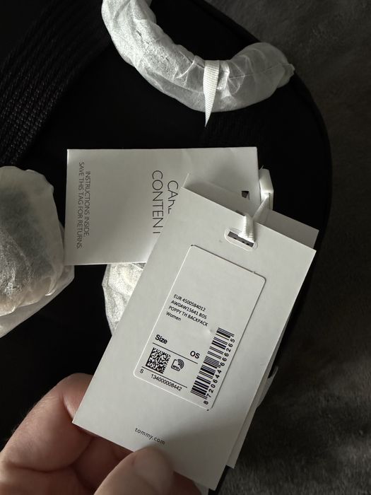 Tommy Hilfiger Poppy ghiozdan/rucsac dama negru nou original