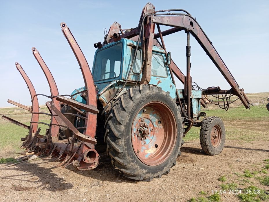 МТЗ 80 стогомёт отс