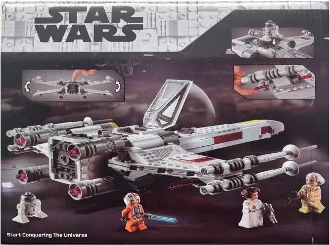 1 Set tip-Lego StarWarsX-Wing - 1 figurinaYoda - 1 R2D2 - 1 Vader - 1 Jedi Starfighter