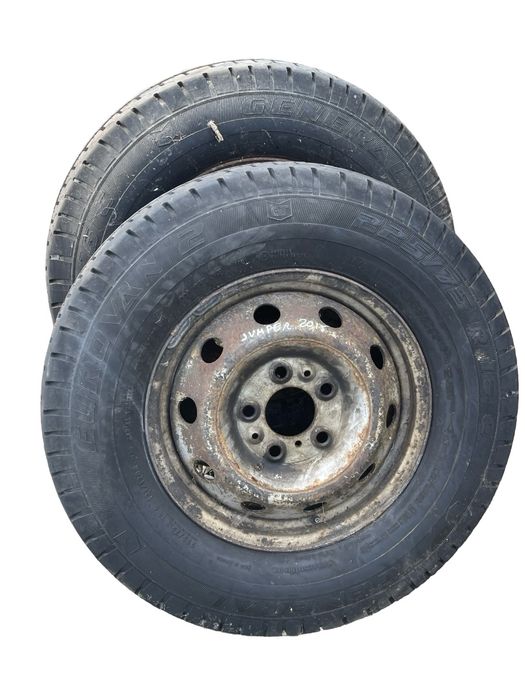 Set 2 Jante + Cauciucuri Dot 2021 225/75R16C Peugeot Boxer Box 2006 ->