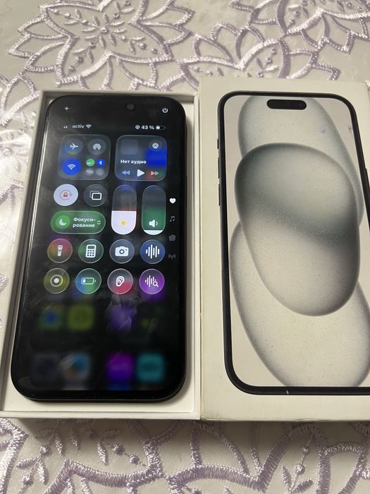 Айфон 15 в нормальном состоянии