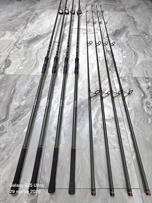 SET 4 Lansete CRAP din carbon Saimino MO2 3,90m din 2 tronsoane 4