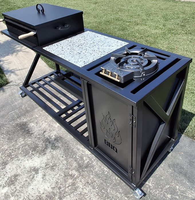 Ansamblu gratar blat de lucru arzator