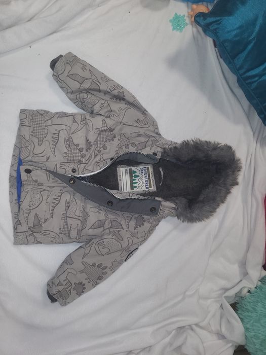 Next - Fax fur hooded parka - Geaca parka pentru copii - 9-12 luni