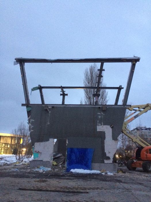 Автомовка с кафе и офис. Разглобяема на болтови връзки