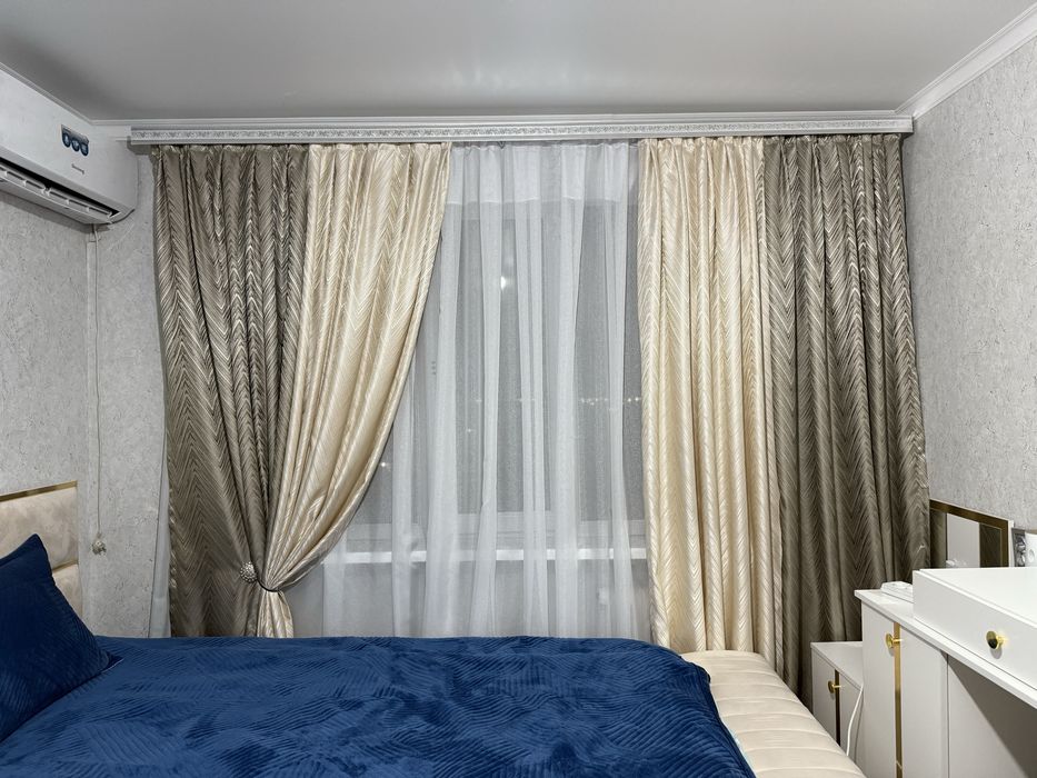 Срочно сатылады қымбат жаккард перде