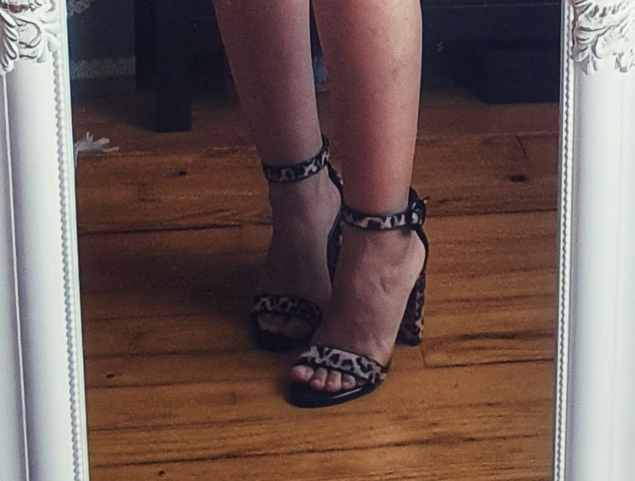 Sandale animal print 36.5/37