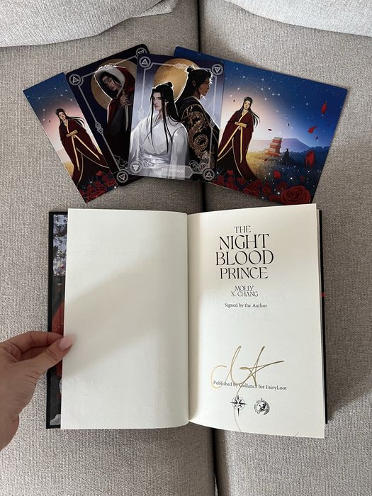 The Night Blood Prince - Molly Chang, Fairyloot, Signed Edition