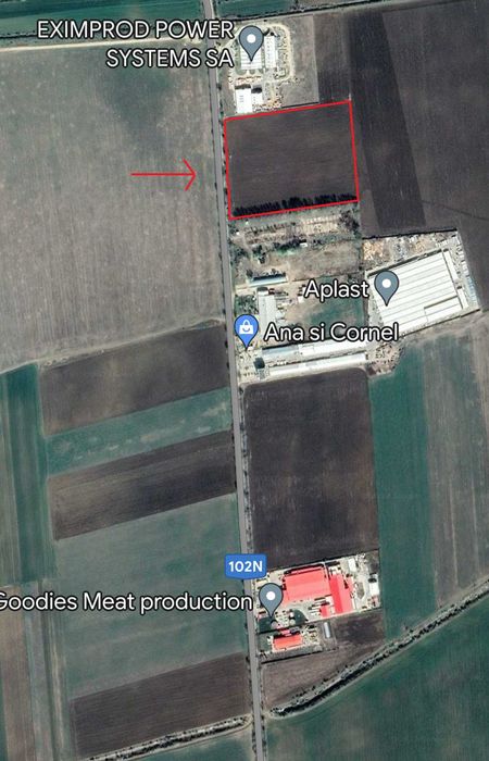 Vand teren intravilan in zona industrial Ceptura