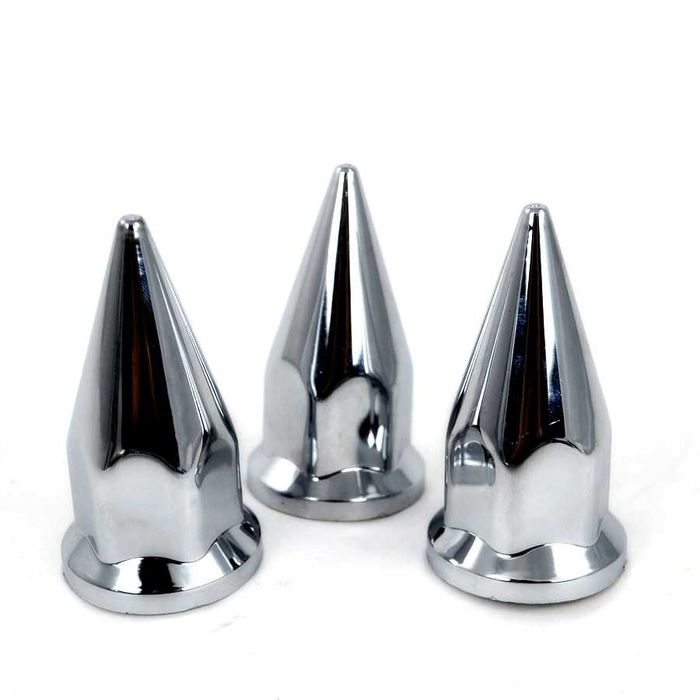 Хром капачки за болтове и гайки камиони и ремаркета 32мм 33мм-КОНУС