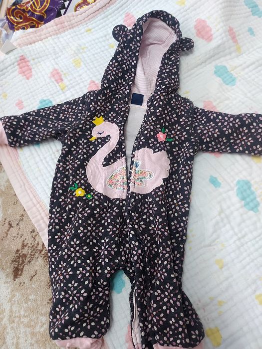 Тёплые  комбезы на девочку