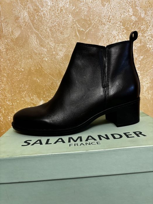 Полусапожки кожаные