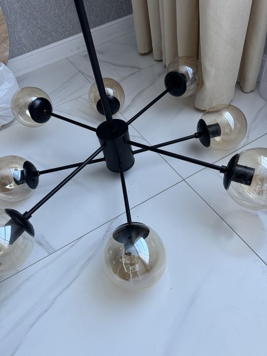 Люстра трендовая «Молекула»