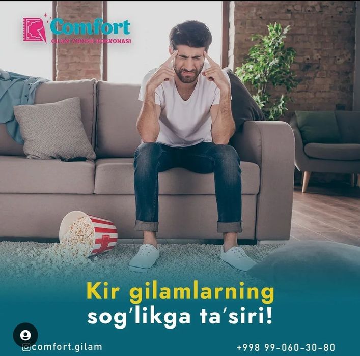 Comfort gilam yuvish