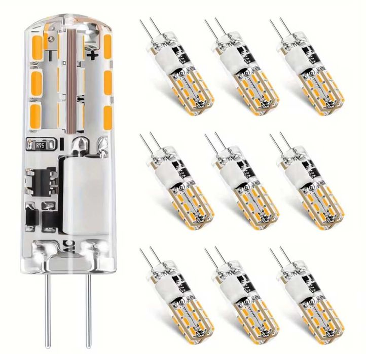 6 броя Led крушки G4 12V 1W