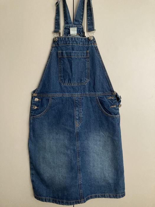 Sarafan blugi / jeans albastru fete