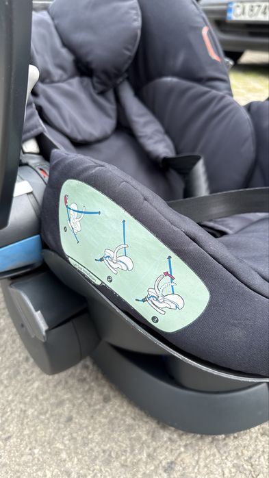 Be safe isofix столче с основа за кола новотодено бебе изофикс iso fix