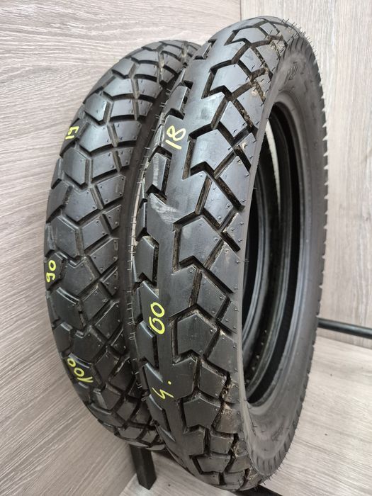 Set anvelope moto 100 90 19 cu 4.00 18 Continental Tkc 70 dot 2020