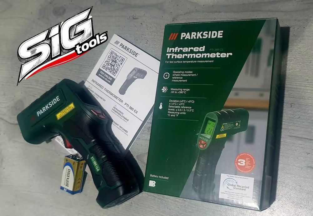 Termometru Digital cu Laser Parkside