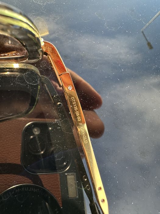 Ochelari soare originali Dita mach titanium gold