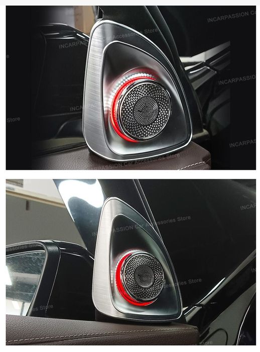 Set Tweetere 4D Rotative cu LED Mercedes-Benz Clasa C W205 64 culori