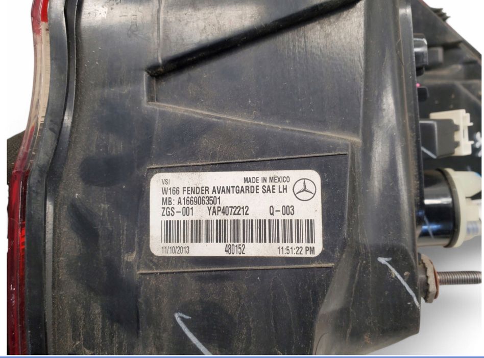 Стоп за Mercedes W166 USA
