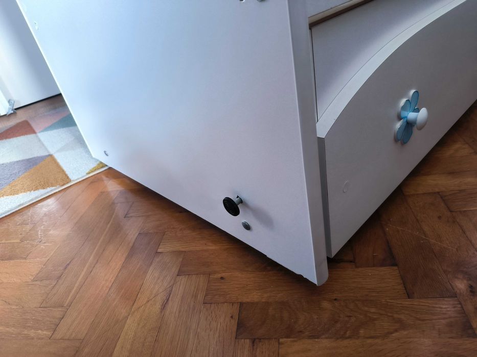 Бебешка кошара-люлка "АВ мебели" + Матрак и голям комплект аксесоари