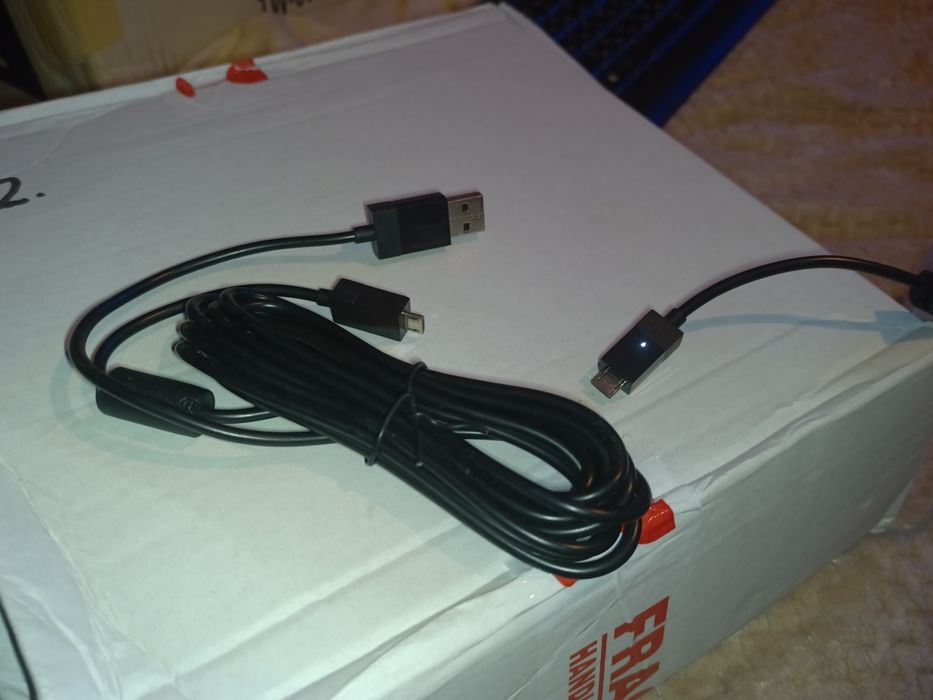Оригинални 3 метрови USB кабели за Xbox one с информация за зареждане